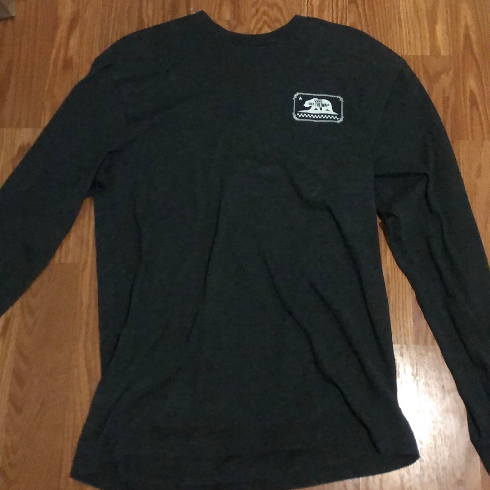 Vans grey long sleeve medium